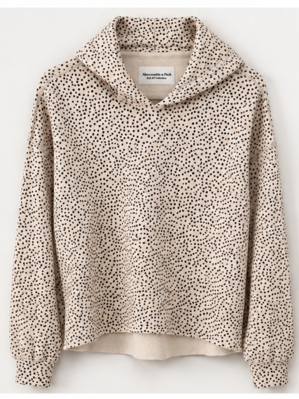 Abercrombie & Fitch Tan Leopard Print Hoodie